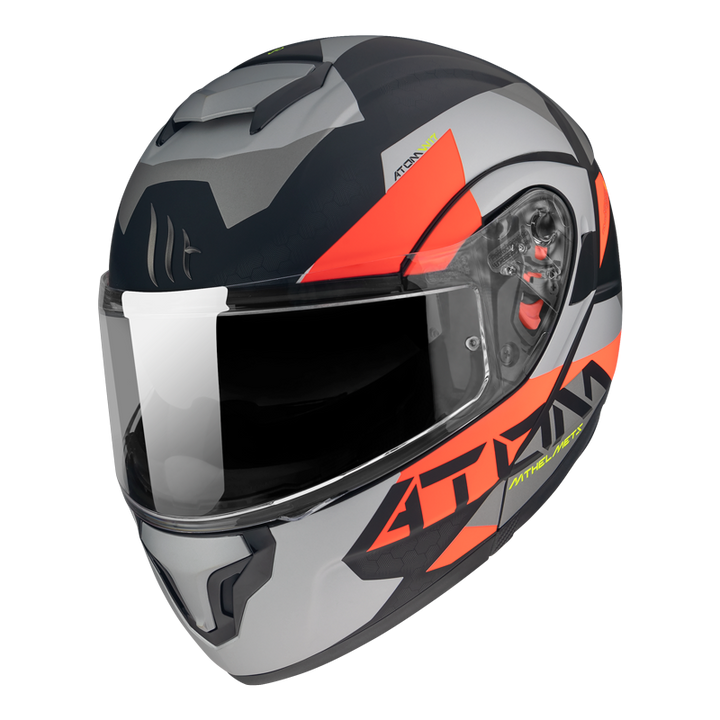 MT- Atom SV- A5 Matt Red- FLIPUP Helmet