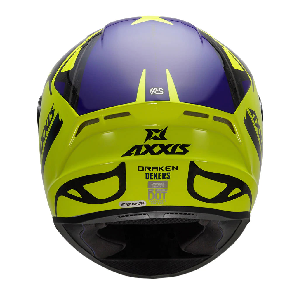 AXXIS- Draken S Dekers (Matt) Motorcycle Helmet