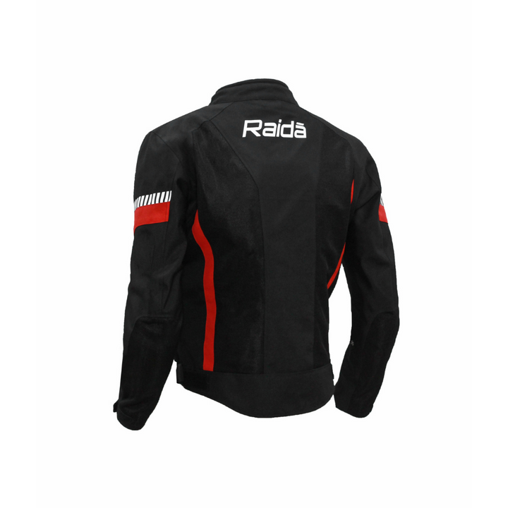 Raida- Bolt Motorcycle Riding Jacket- Red