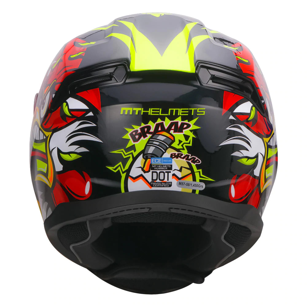 MT Hummer Braap (Gloss) Motorcycle Helmet