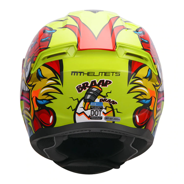 MT Hummer Braap (Gloss) Motorcycle Helmet