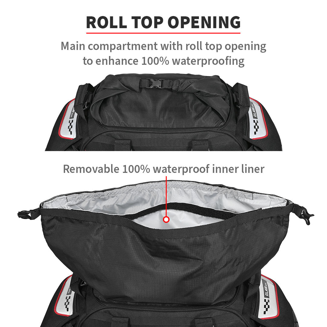 ViaTerra- Claw 100% Waterproof Tail Bag- 48L