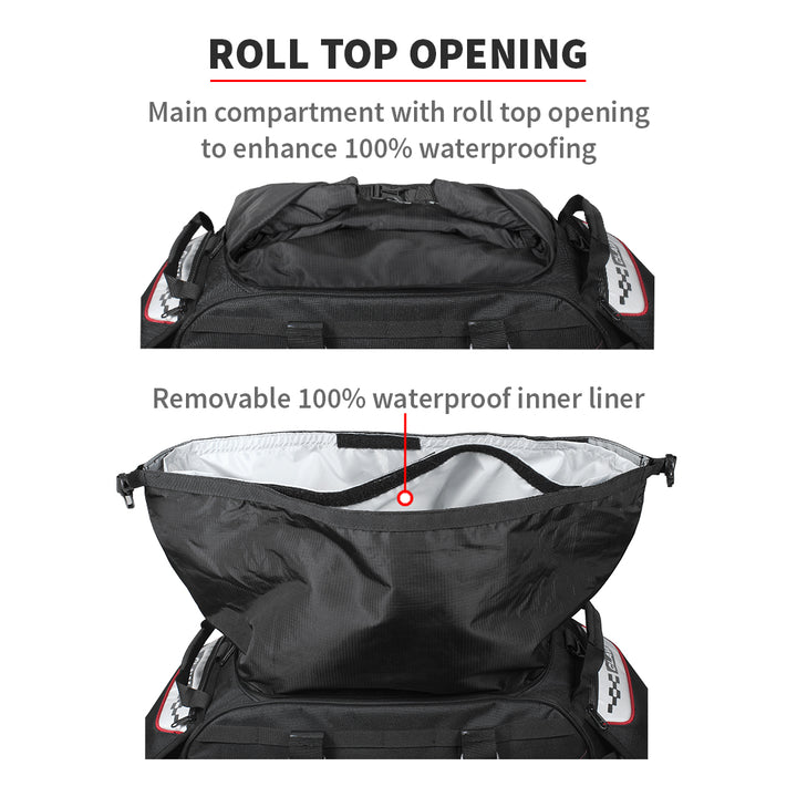 ViaTerra- Claw 100% Waterproof Tail Bag- 72L