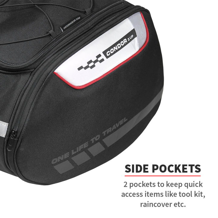 ViaTerra- Condor 2UP 100% Waterproof Saddle Bags- 64L