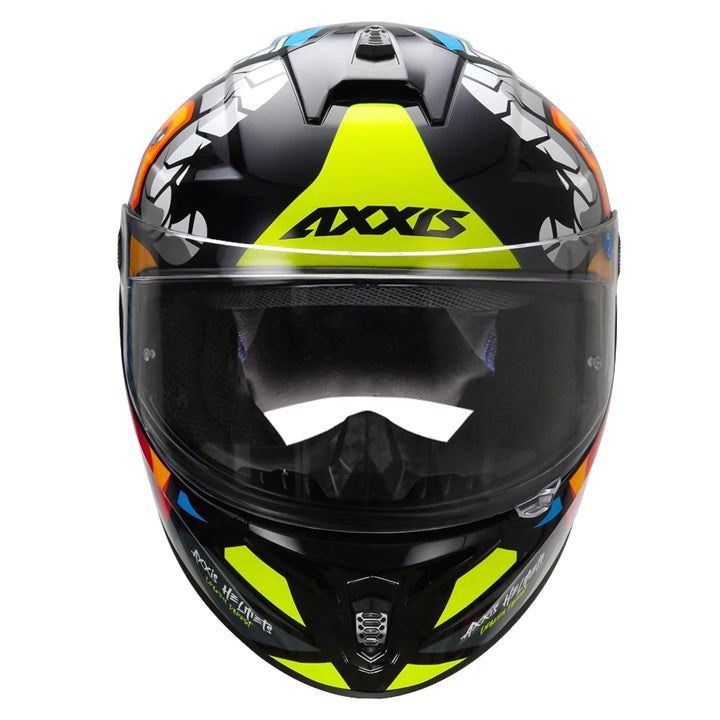 AXXIS- Draken S Parrot (Gloss) Motorcycle Helmet