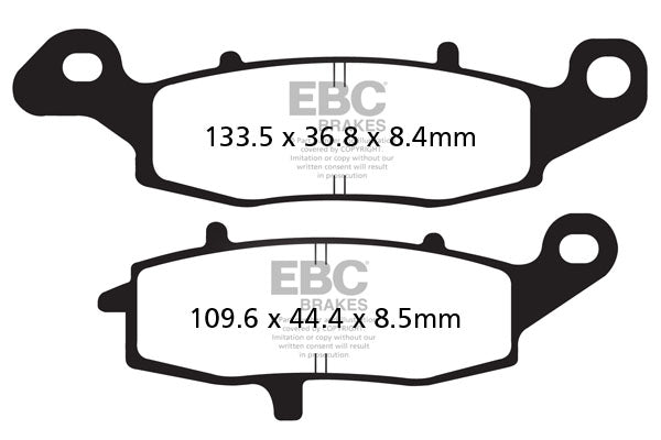 Kawasaki W800 Brake Pads- EBC