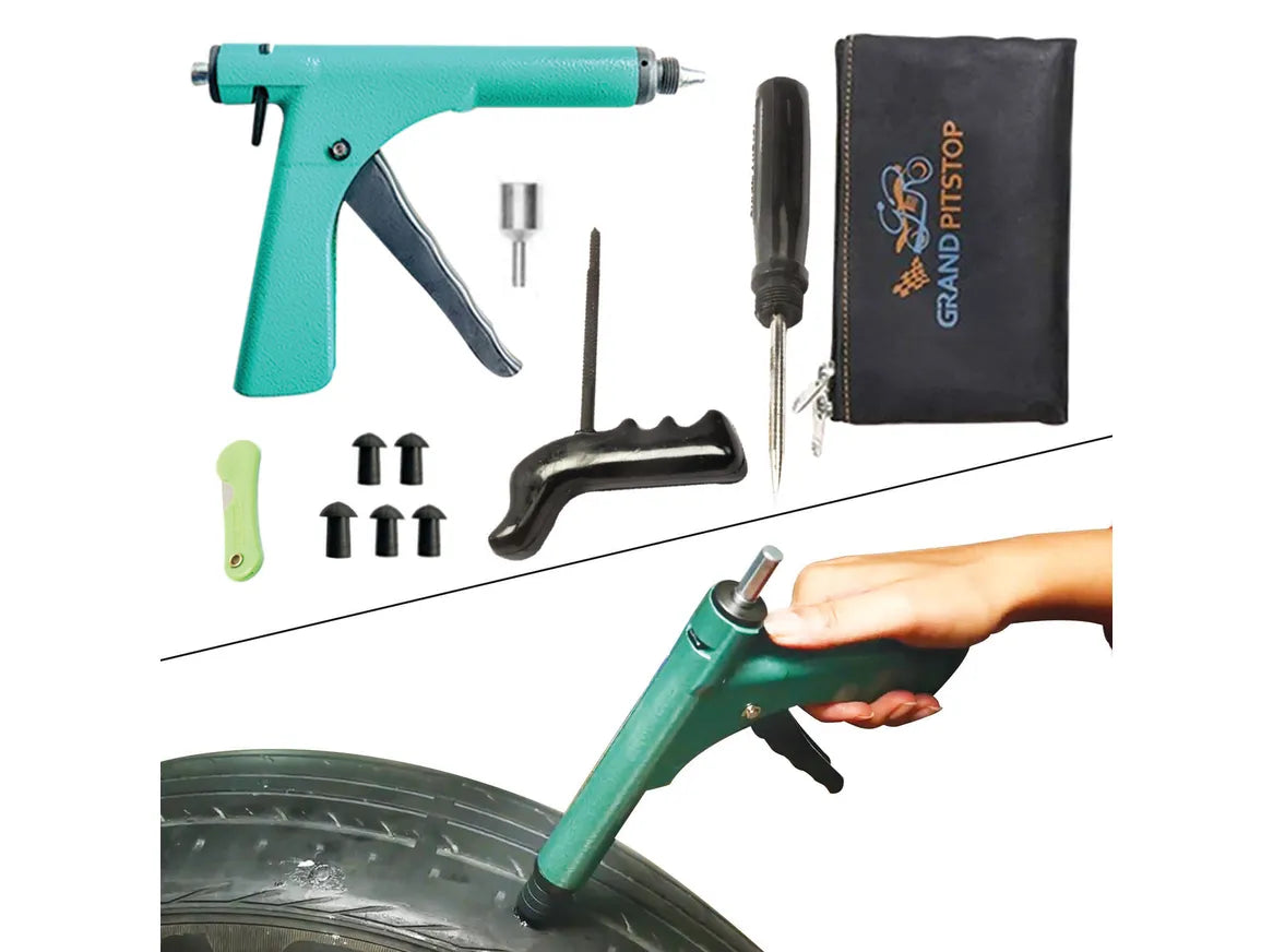 Grand Pitstop- Gun Tyre Puncture Repair Kit – Biker's Pad