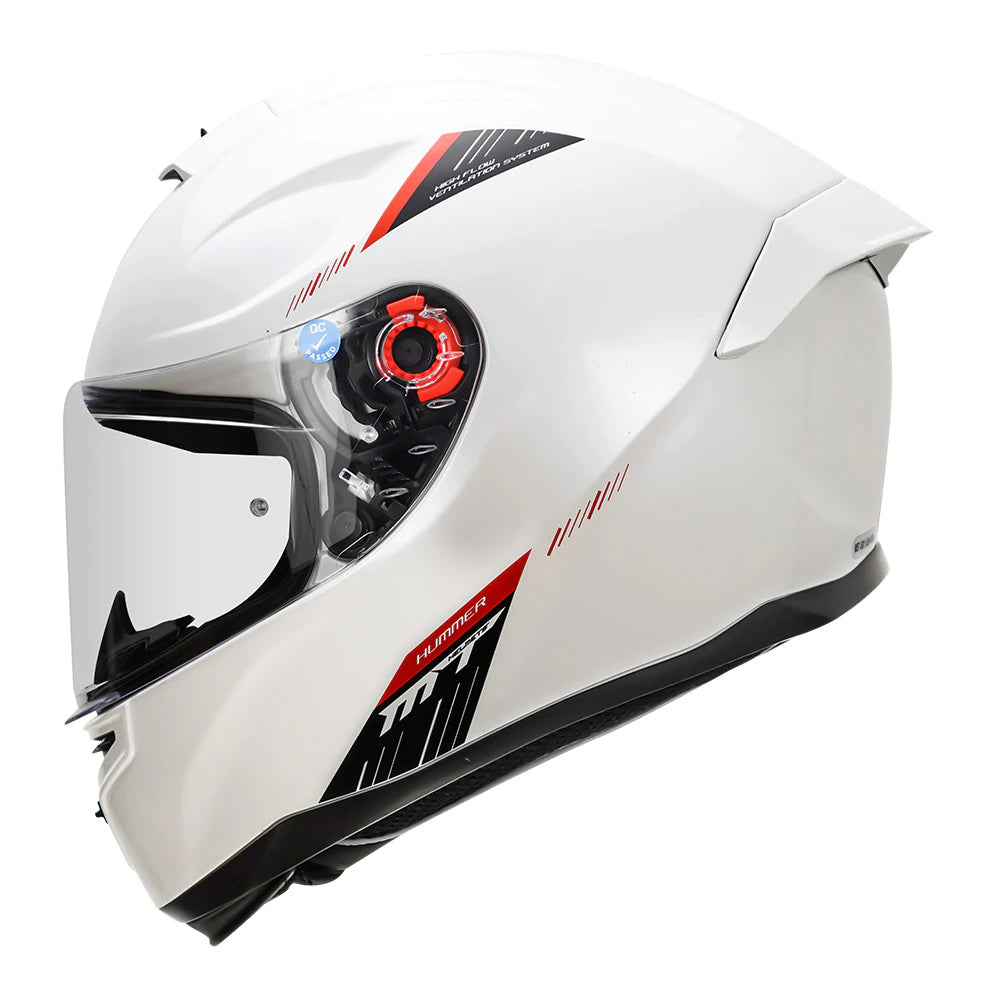 MT Hummer Solid (Gloss) Motorcycle Helmet