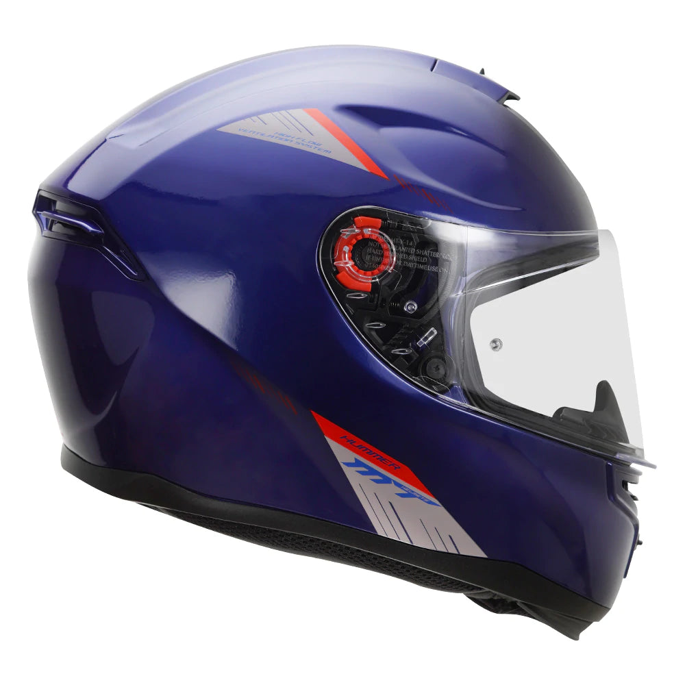 MT Hummer Solid (Gloss) Motorcycle Helmet