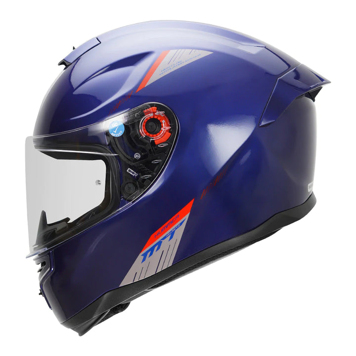 MT Hummer Solid (Gloss) Motorcycle Helmet