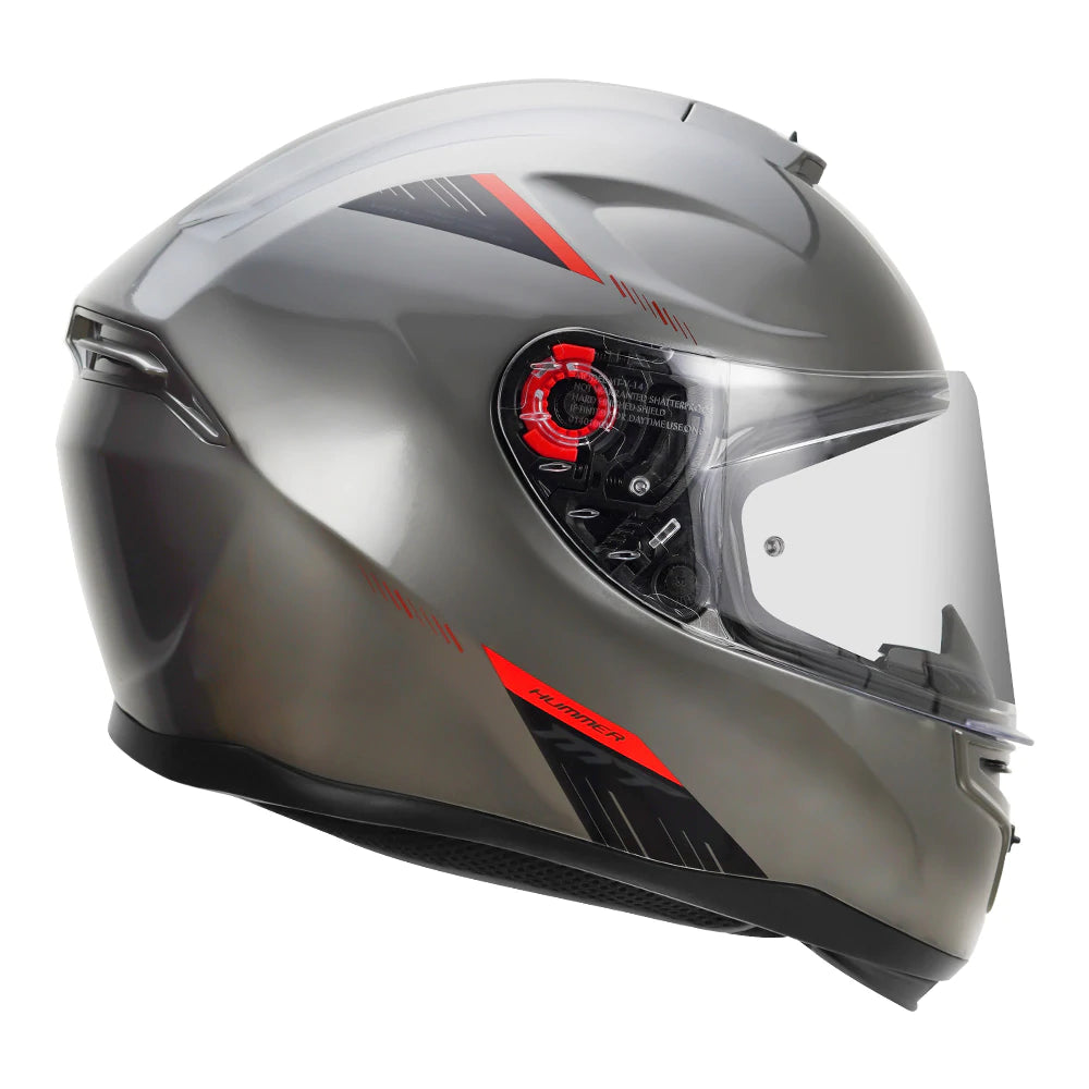 MT Hummer Solid (Gloss) Motorcycle Helmet