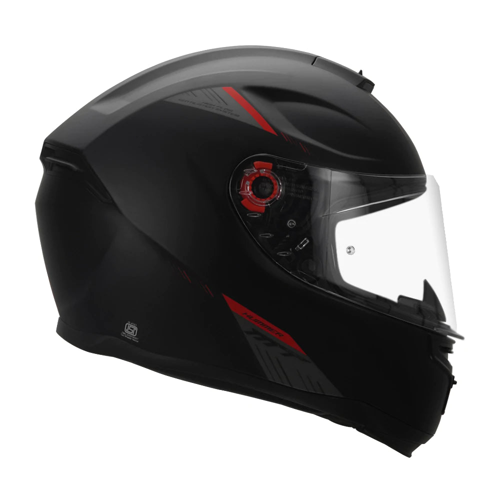 MT Hummer Solid (Gloss) Motorcycle Helmet