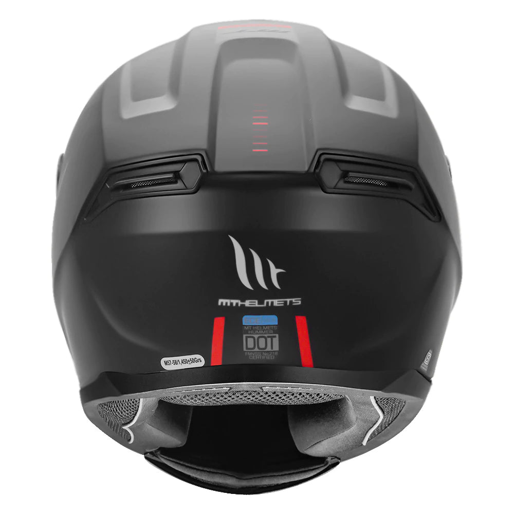 MT Hummer Solid (Gloss) Motorcycle Helmet