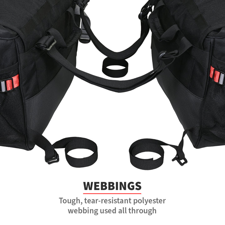 ViaTerra- LEH 100% Waterproof Saddle Bags- 70L