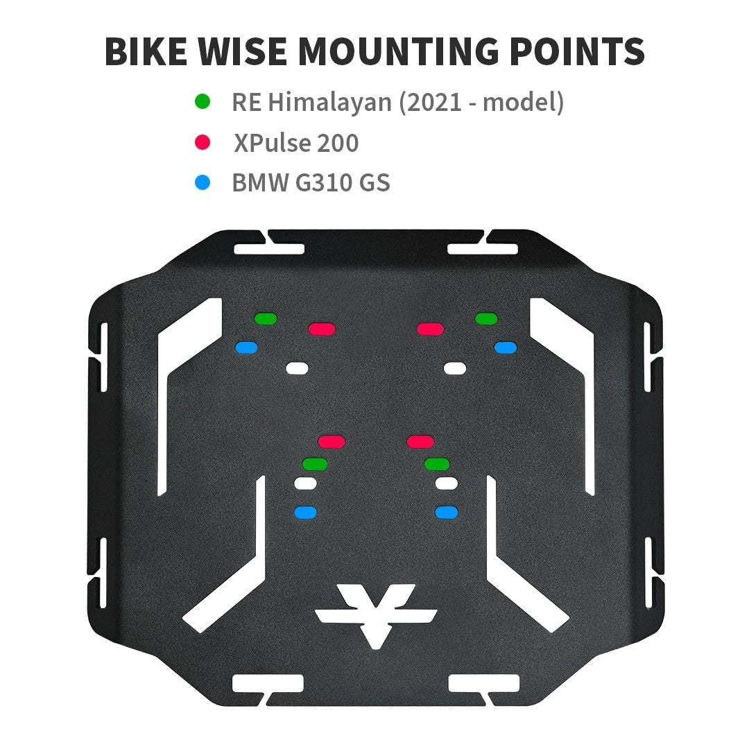 ViaTerra- Rear Rack Steel- RE Himalayan (2021-)