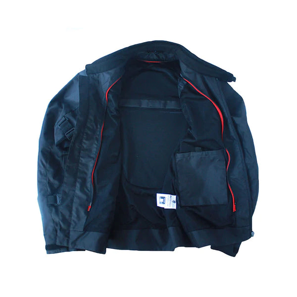 MotoTech Scrambler Air Motorcycle Riding Jacket v2 - Black - Level 2