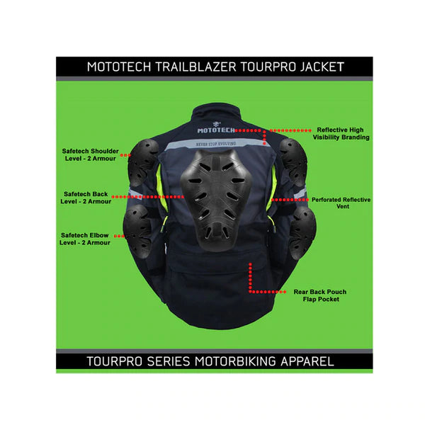 MotoTech Trailblazer TourPro Riding Jacket - Level 2