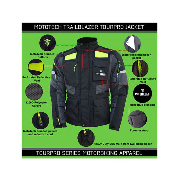 MotoTech Trailblazer TourPro Riding Jacket - Level 2