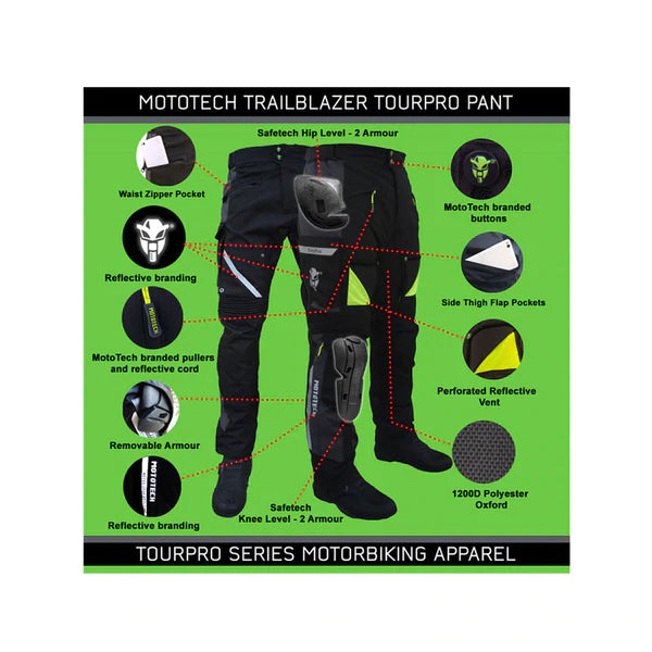 MotoTech - Trailblazer TourPro Riding Pant v2.0 - Level 2