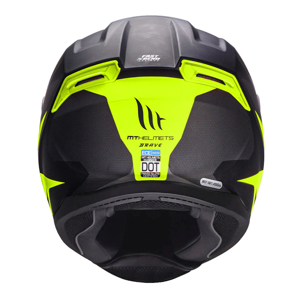 MT Hummer Brave (Matt) Motorcycle Helmet