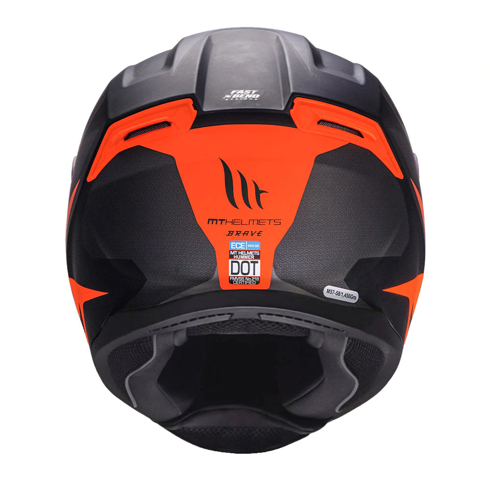 MT Hummer Brave (Matt) Motorcycle Helmet