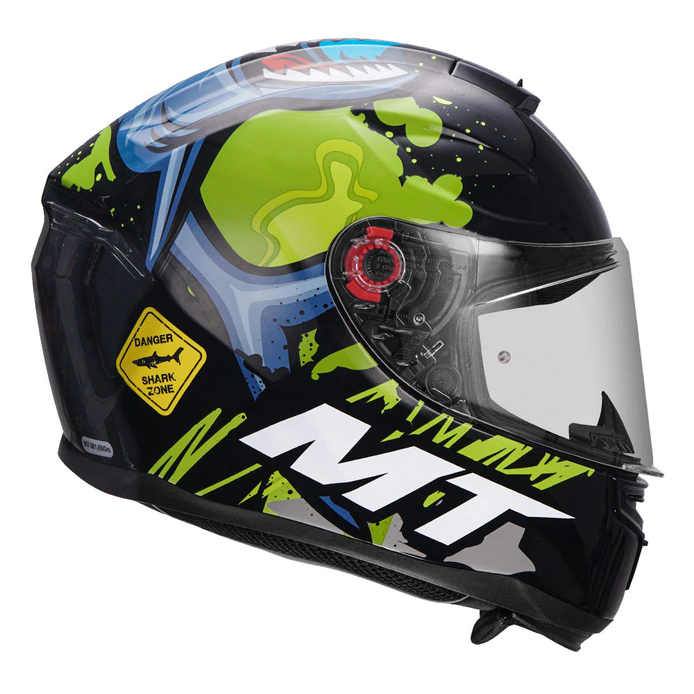 MT Hummer Shark (Matt) Motorcycle Helmet