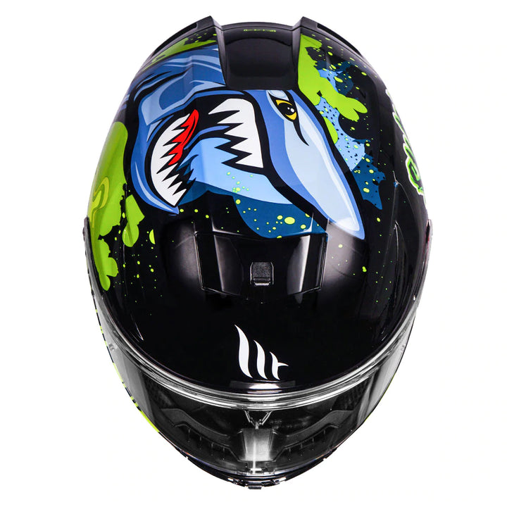 MT Hummer Shark (Matt) Motorcycle Helmet