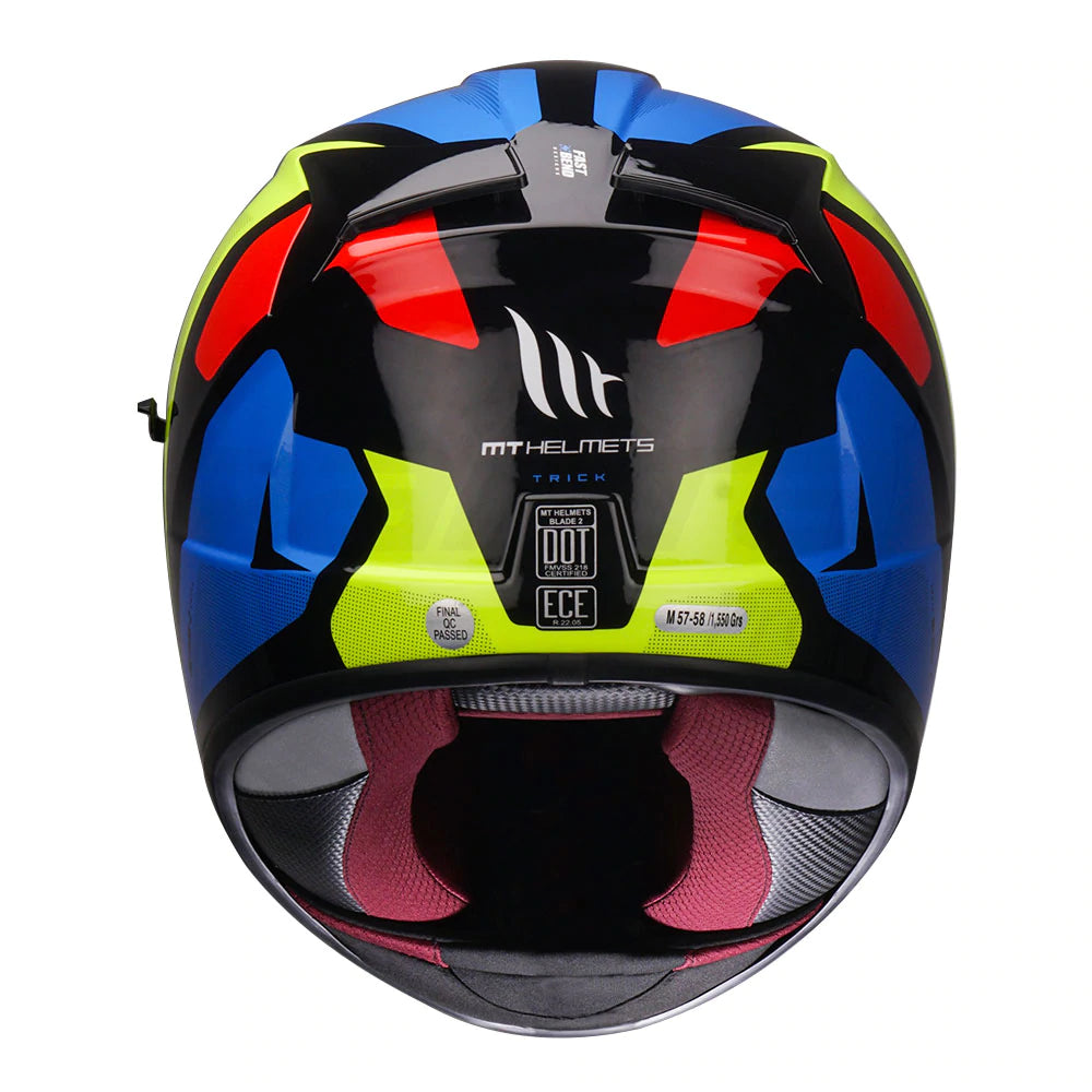 MT Blade 2SV Trick (Gloss) Motorcycle Helmet