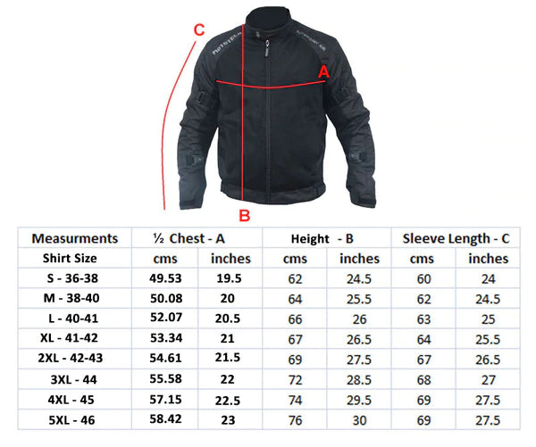 MotoTech Scrambler Air Motorcycle Riding Jacket v2 - Black - Level 2