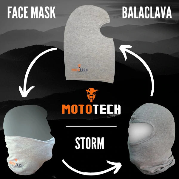 MotoTech - Storm Balaclava - Grey