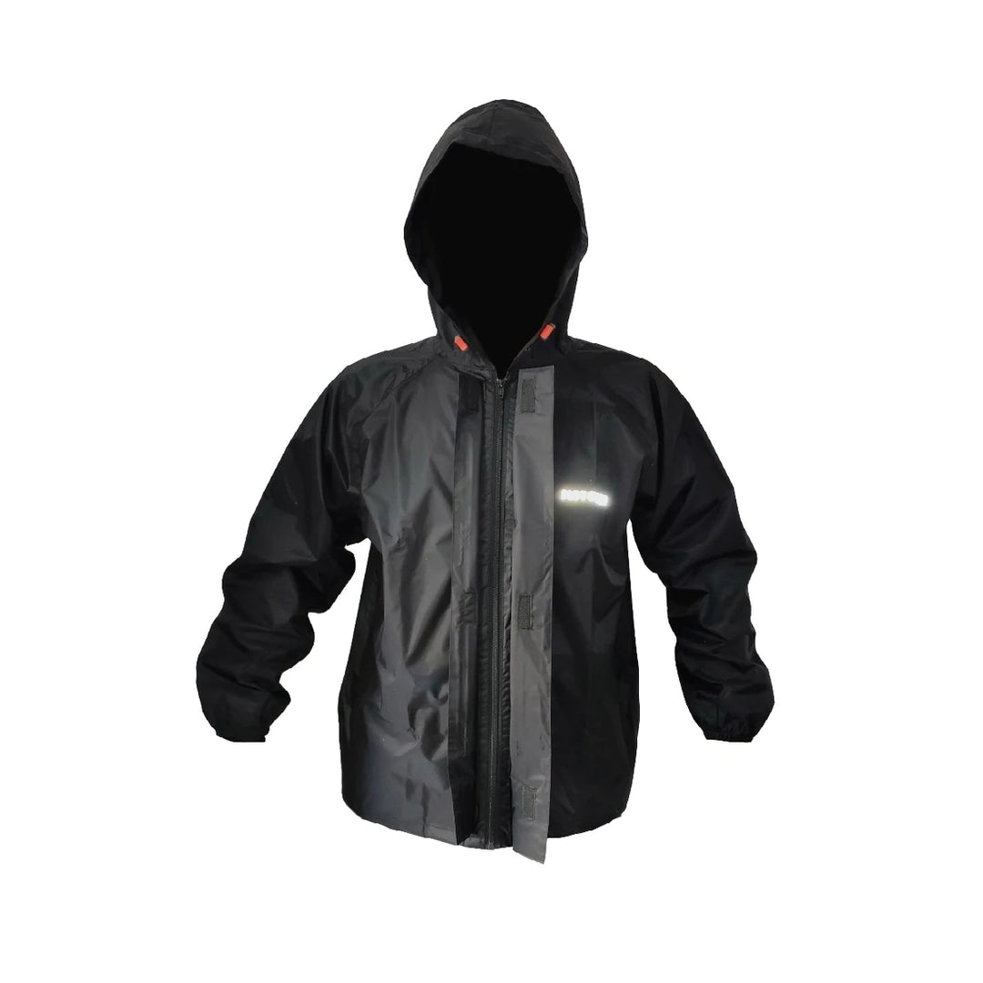 MotoTech - Hurricane Rain Overjacket 2.0 - Waterproof Jacket - Black