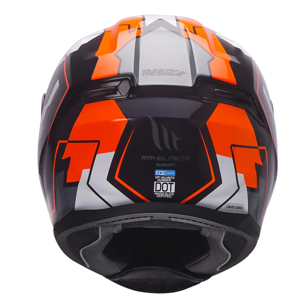 MT Hummer Quality (Gloss) Motorcycle Helmet