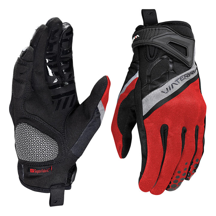 Viaterra- Roost Offroad Riding Gloves- Chilli Red