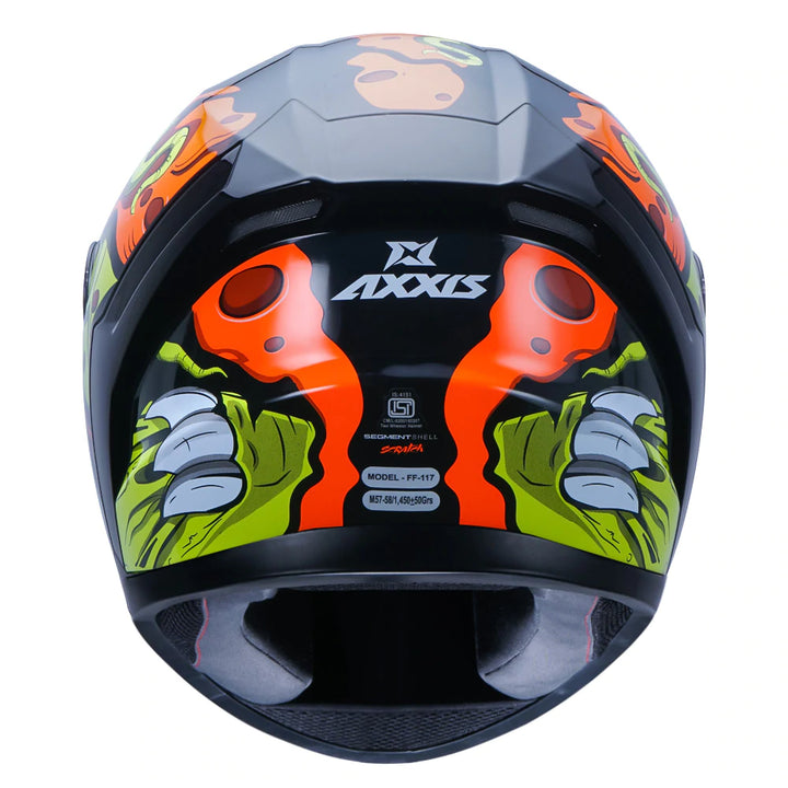 AXXIS- Segment Scratch (Gloss) Motorcycle Helmet