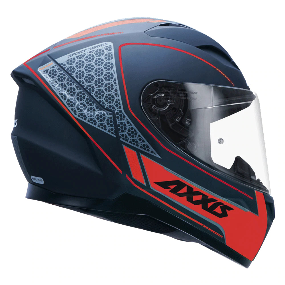 AXXIS- Segment Raceline (Matt) Motorcycle Helmet