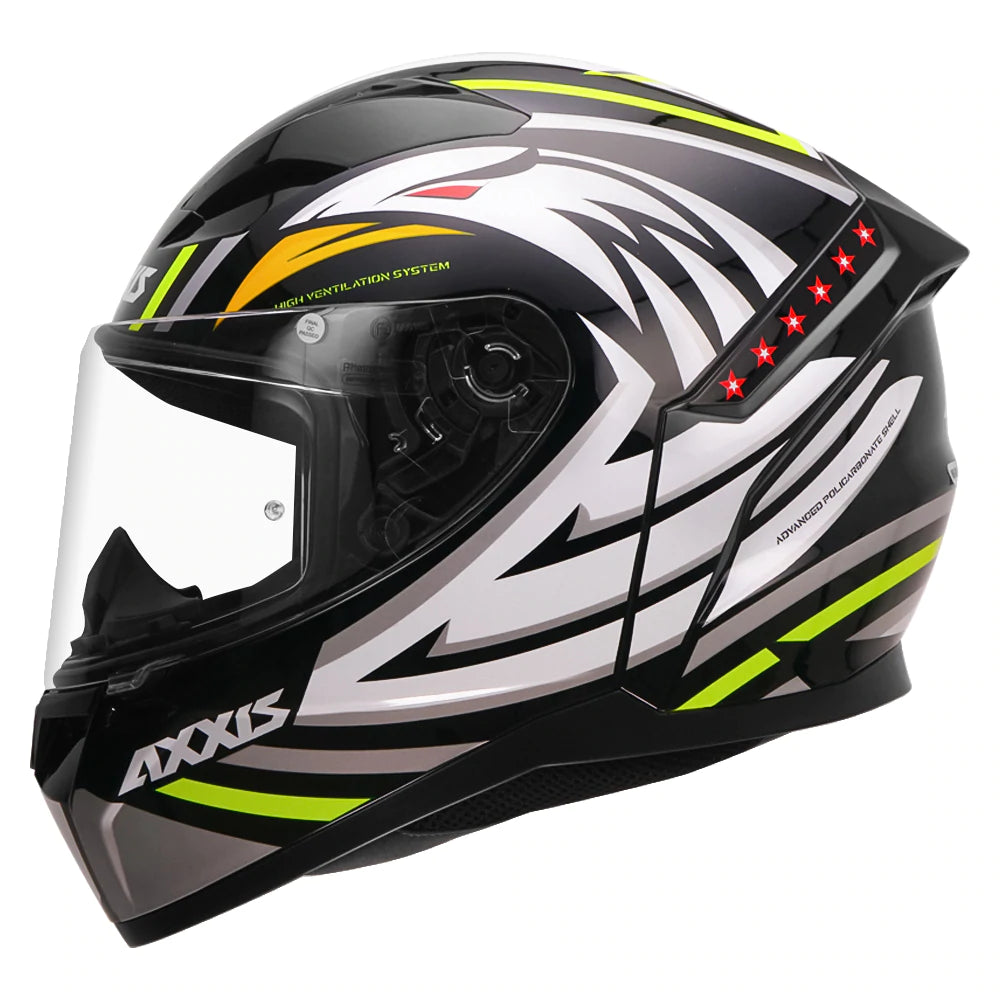 AXXIS- Segment Sharp (Gloss) Motorcycle Helmet