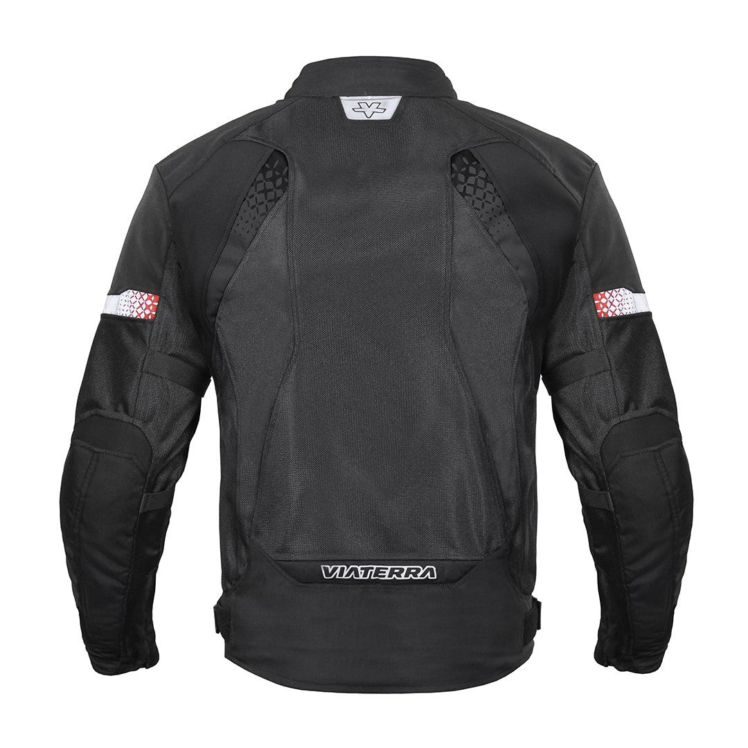 ViaTerra- Spencer Street Mesh Riding Jacket- Black