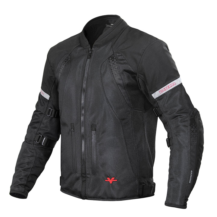 ViaTerra- Spencer Street Mesh Riding Jacket- Black