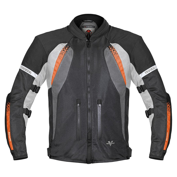 ViaTerra- Spencer Street Mesh Riding Jacket- Orange