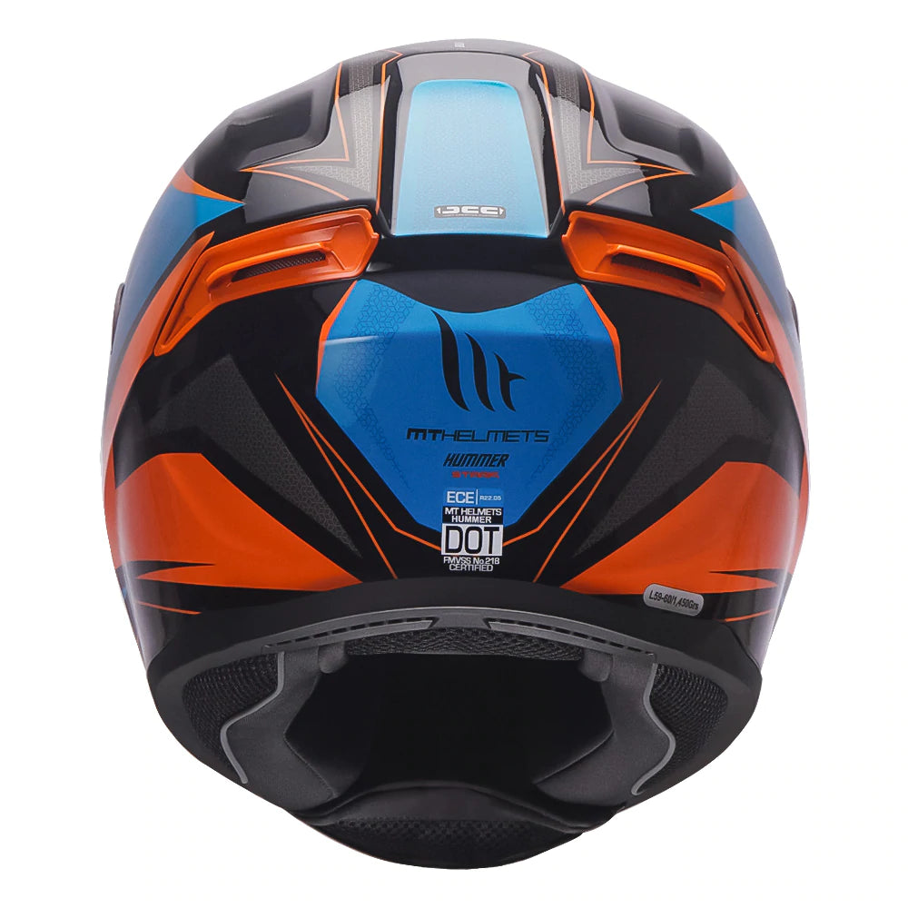 MT Hummer Stark (Gloss) Motorcycle Helmet