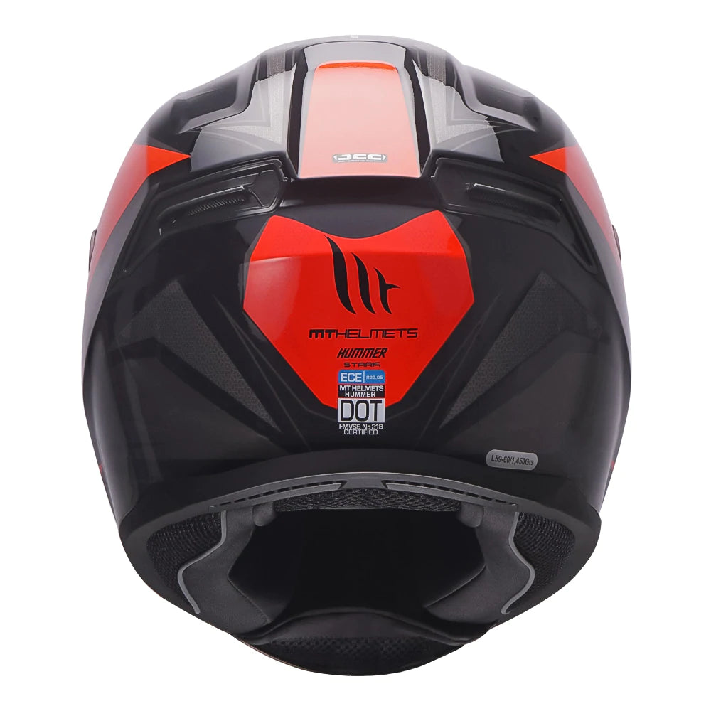 MT Hummer Stark (Gloss) Motorcycle Helmet