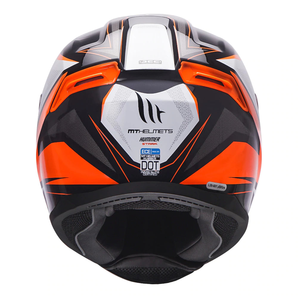 MT Hummer Stark (Gloss) Motorcycle Helmet