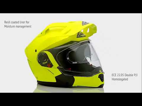 SMK- Hybrid Evo Hi Vision- Off Road / MX Helmet