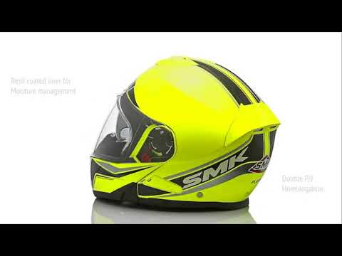 SMK- Glide Flash Vision- Flip Up Helmet