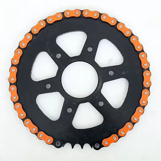 BAJAJ- NS 200- Chain Sprocket Kit- Premium Orange