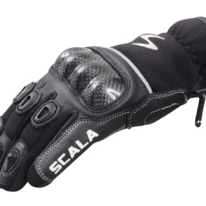 Scala- Trekker Full Gauntlet Riding Gloves- Black