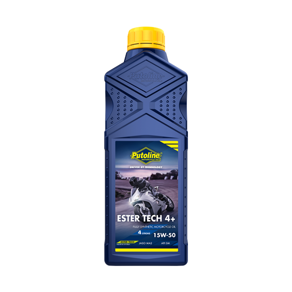 PUTOLINE- Ester Tech 4+ 15W-50 Full Synthetic Engine Oil 1Ltr